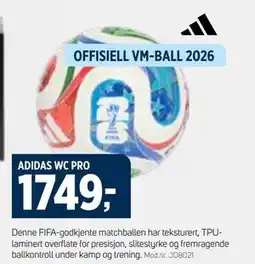 Sport 1 ADIDAS WC PRO tilbud