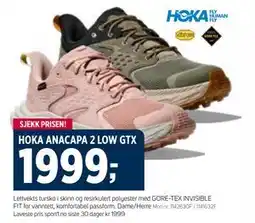 Sport 1 HOKA ANACAPA 2 LOW GTX tilbud