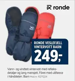 Sport 1 RONDE VESLEFJELL VINTERVOTT BARN tilbud