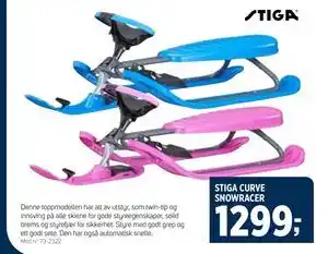 Sport 1 STIGA CURVE SNOWRACER tilbud