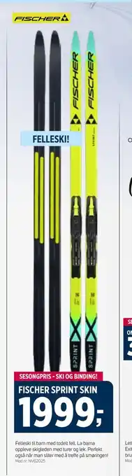 Sport 1 FISCHER SPRINT SKIN tilbud
