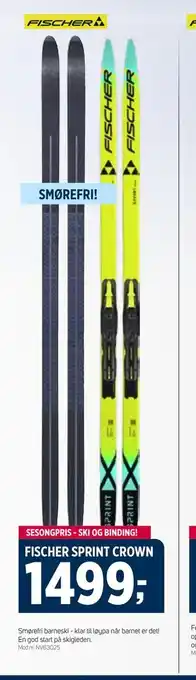 Sport 1 FISCHER SPRINT CROWN tilbud