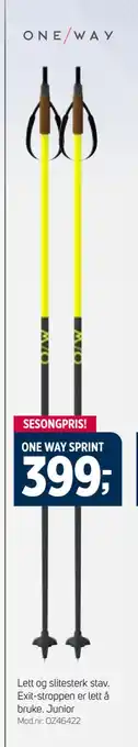 Sport 1 ONE WAY SPRINT tilbud