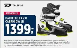 Sport 1 DALBELLO CX 2.0 CABRIO GW JR tilbud