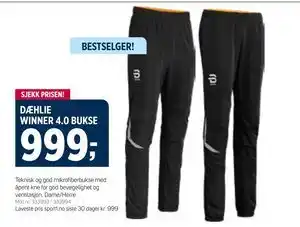 DÆHLIE WINNER 4.0 BUKSE