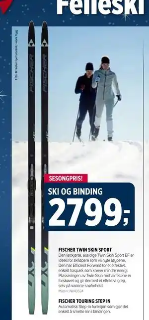 Sport 1 SKI OG BINDING tilbud