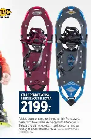 Sport 1 ATLAS RENDEZVOUS/ RENDEZVOUS ELEKTRA tilbud