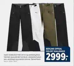 Sport 1 BERGANS OPPDAL ISOLERT SKALLBUKSE tilbud