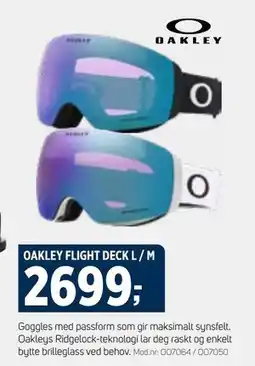 Sport 1 OAKLEY FLIGHT DECK L / M tilbud