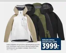 Sport 1 BERGANS OPPDAL ISOLERT SKALLJAKKE tilbud