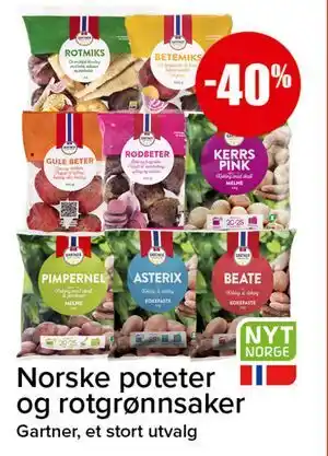 Norske poteter og rotgrønnsaker
