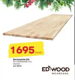 Byggmax Benkeplate Eik tilbud