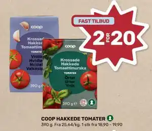 Matkroken COOP HAKKEDE TOMATER tilbud
