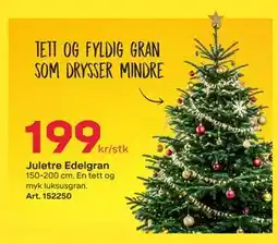 Byggmax Juletre Edelgran tilbud