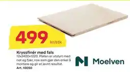 Byggmax Kryssfinér med fals tilbud