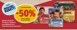 Coop Marked Alle bleier fra Libero, Pampers og Änglamark hos Coop Marked og Matkroken tilbud