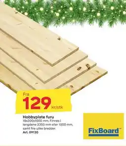 Byggmax Hobbyplate furu tilbud