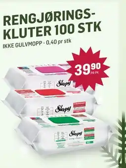 Holdbart Rengjøringskluter 100 stk tilbud
