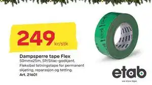 Byggmax Dampsperre tape Flex tilbud