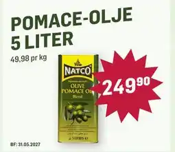 Holdbart Pomace-olje 5 liter tilbud