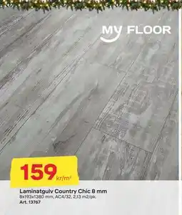 Byggmax Laminatgulv Country Chic 8 mm tilbud