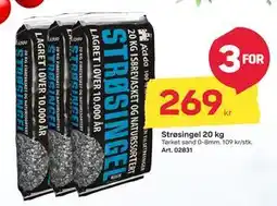 Byggmax Strøsingel 20 kg tilbud