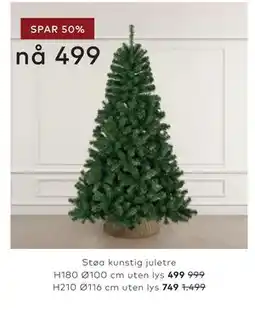 Skeidar Støa kunstig juletre tilbud