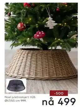 Skeidar Noel juletreskjørt tilbud