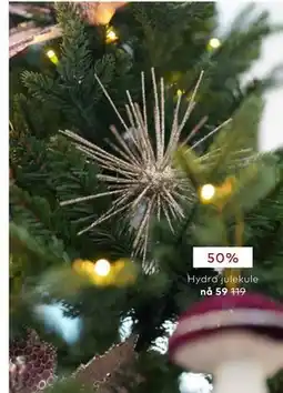Skeidar Hydra julekule tilbud