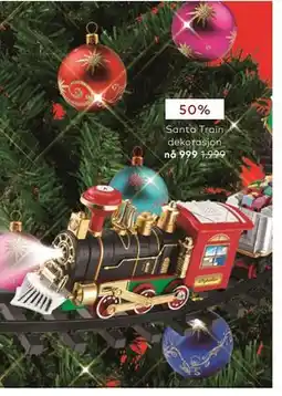 Skeidar Santa Train dekorasjon tilbud