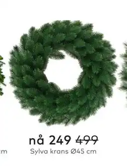 Skeidar Sylva krans Ø45 cm tilbud