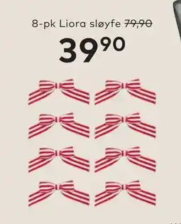 Skeidar 8-pk Liora sløyfe tilbud