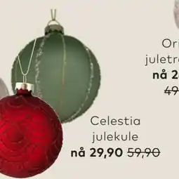 Skeidar Celestia julekule tilbud