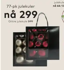 Skeidar 77-pk julekuler tilbud