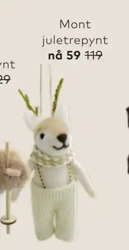 Skeidar Mont juletrepynt tilbud