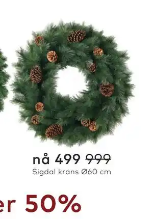 Sigdal krans Ø60 cm