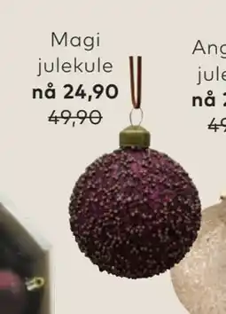 Skeidar Magi julekule tilbud