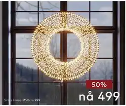 Skeidar Sirius krans Ø50cm tilbud