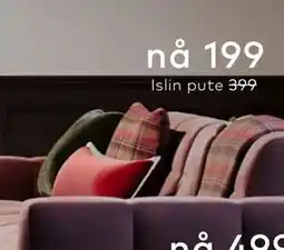 Skeidar Islin pute tilbud