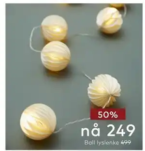 Skeidar Ball lyslenke tilbud