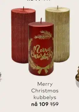 Skeidar Merry Christmas kubbelys tilbud