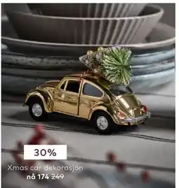 Skeidar Xmas car dekorasjon tilbud