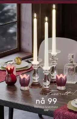 Skeidar Barrow lysestake tilbud