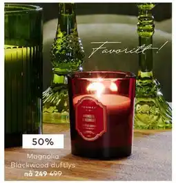 Skeidar Magnolia Blackwood duftlys tilbud