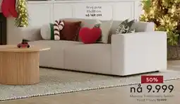 Skeidar Monaco 3-seter sofa Tekstil Fjord 1 Ivory tilbud