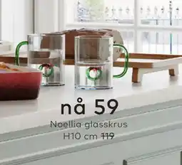 Skeidar Noellia glasskrus H10 cm tilbud