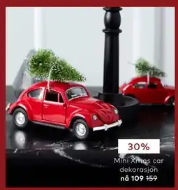 Skeidar Mini Xmas car dekorasjon tilbud