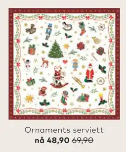 Skeidar Ornaments serviett tilbud