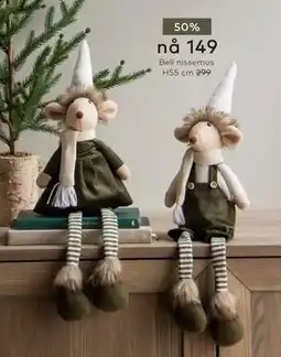 Skeidar Bell nissemus H55 cm tilbud