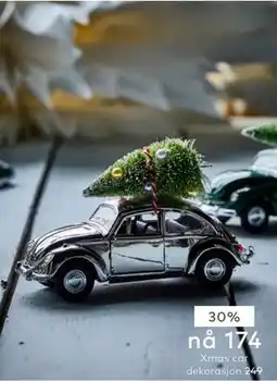 Skeidar Xmas car dekorasjon tilbud